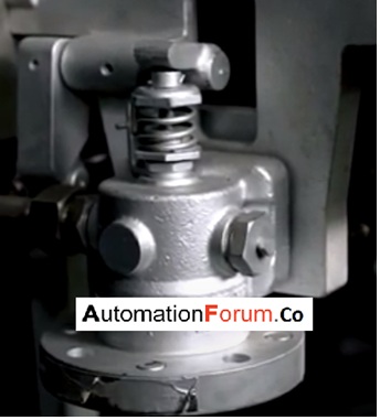 What is a poppet valve and what does it do
